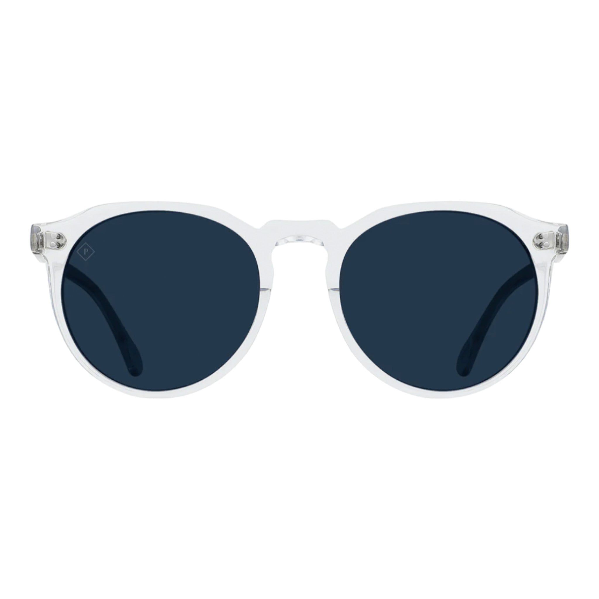 Raen - Remmy 49 Sunglasses - Crystal Clear / Polarized Blue Smoke