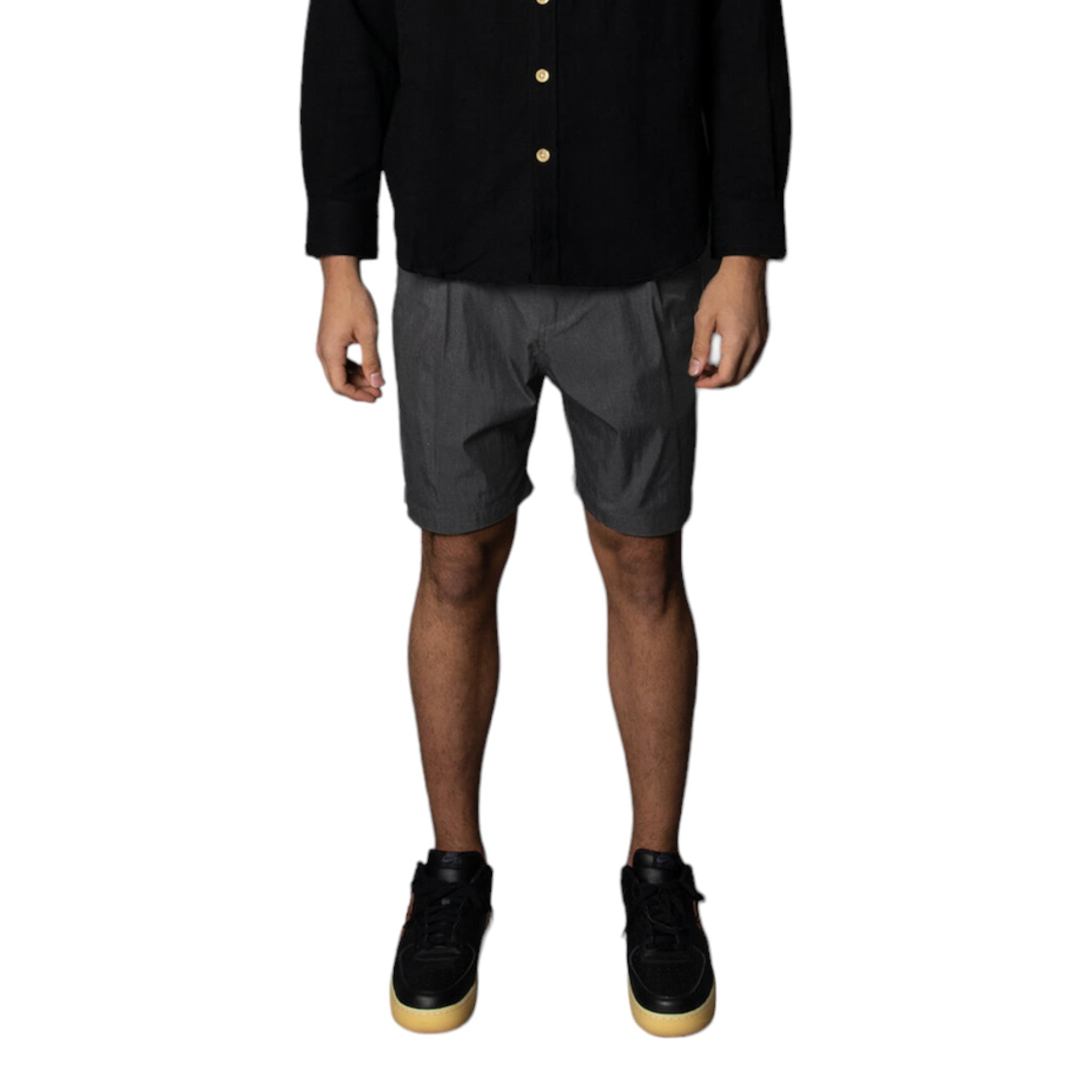 Descendant Of Thieves - Boxer Fit Waxed Shorts - Black