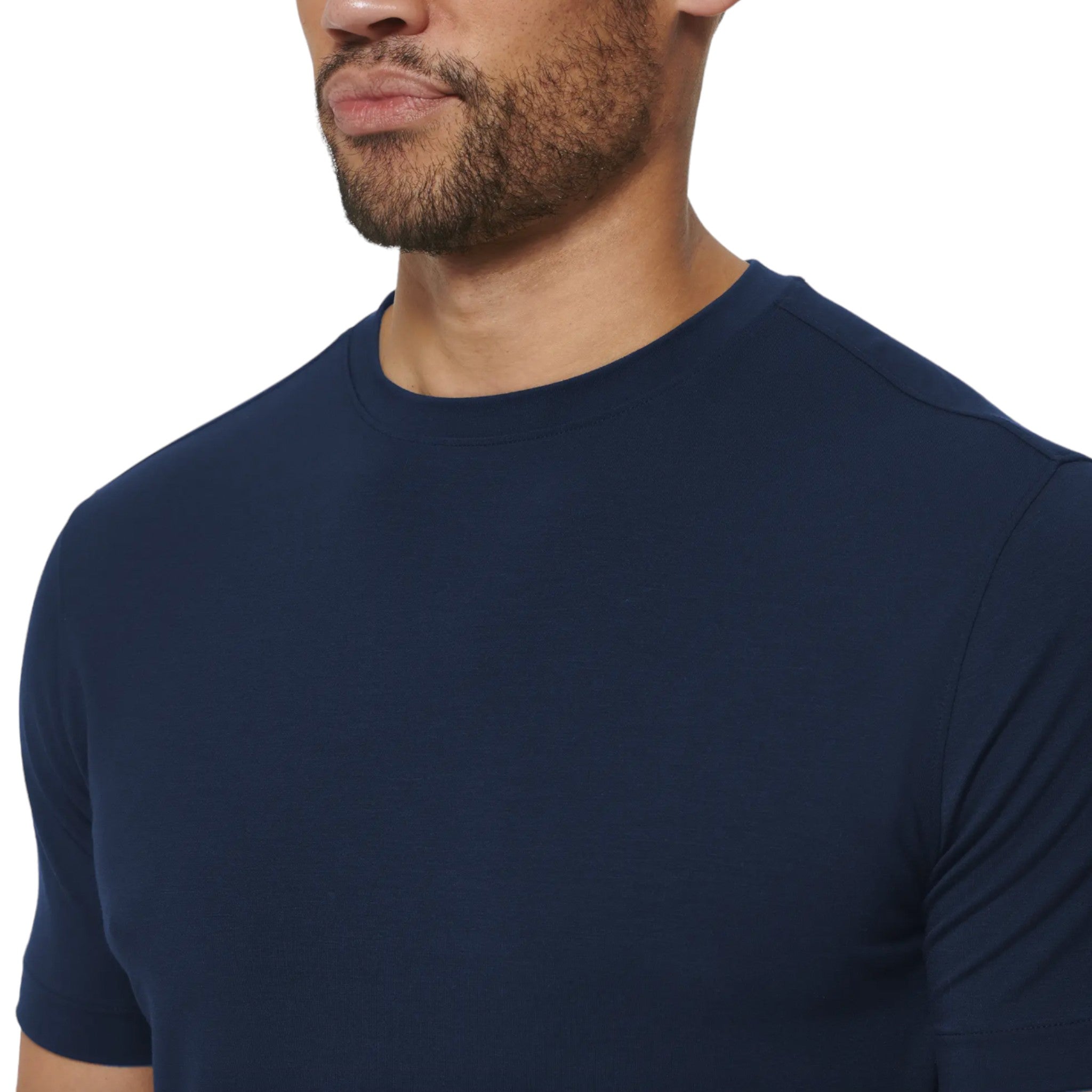 Mizzen & Main - Knox Short Sleeve T-Shirt - Navy Solid