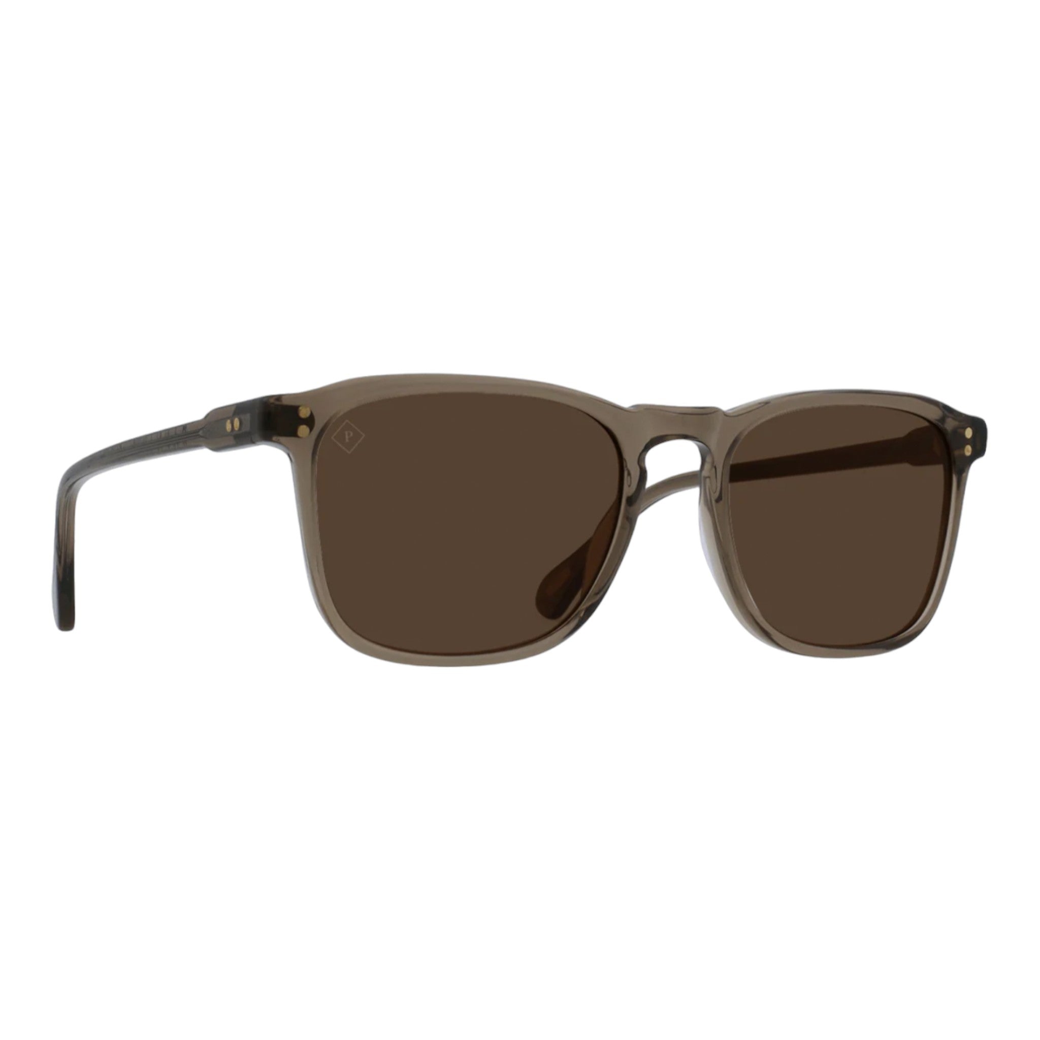 Raen - Wiley 54 Sunglasses - Ghost / Vibrant Brown Polarized