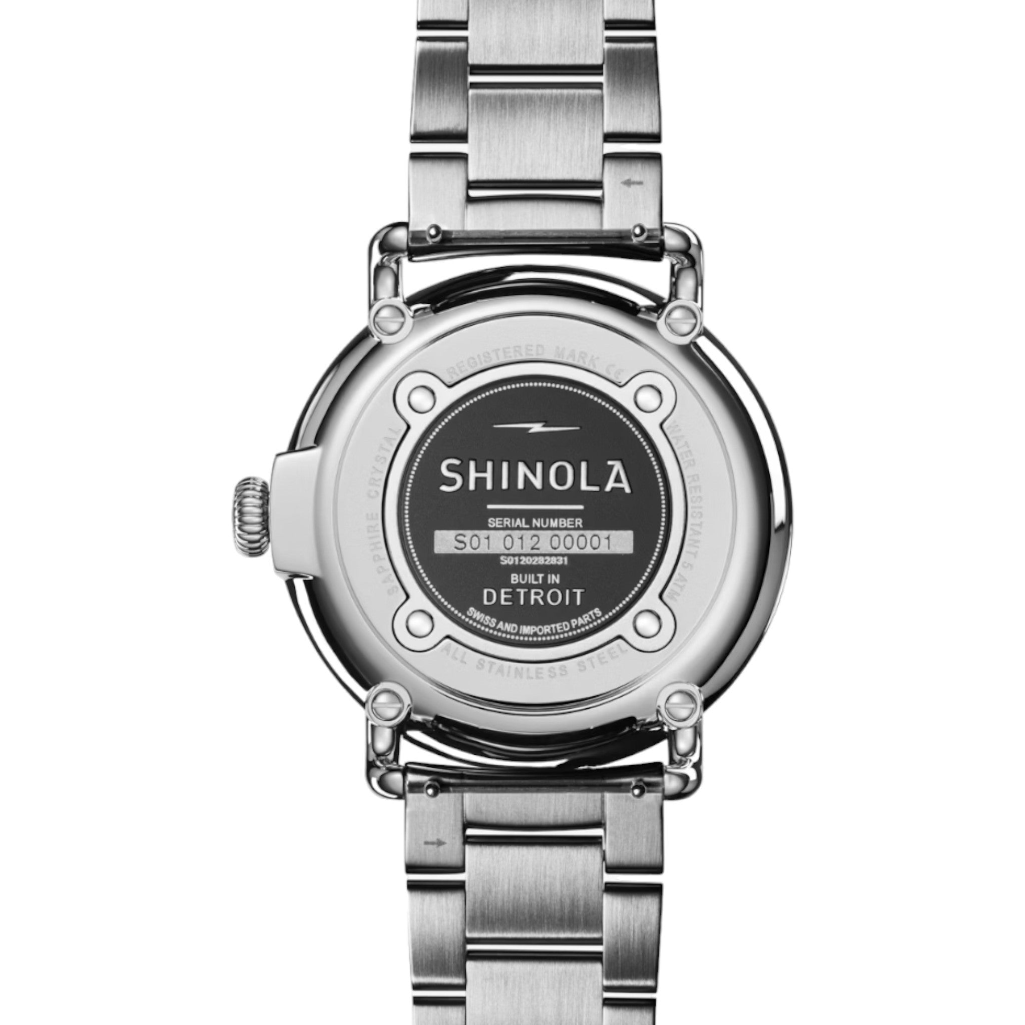 Shinola - Runwell Sub Second 41mm - Silver Bracelet