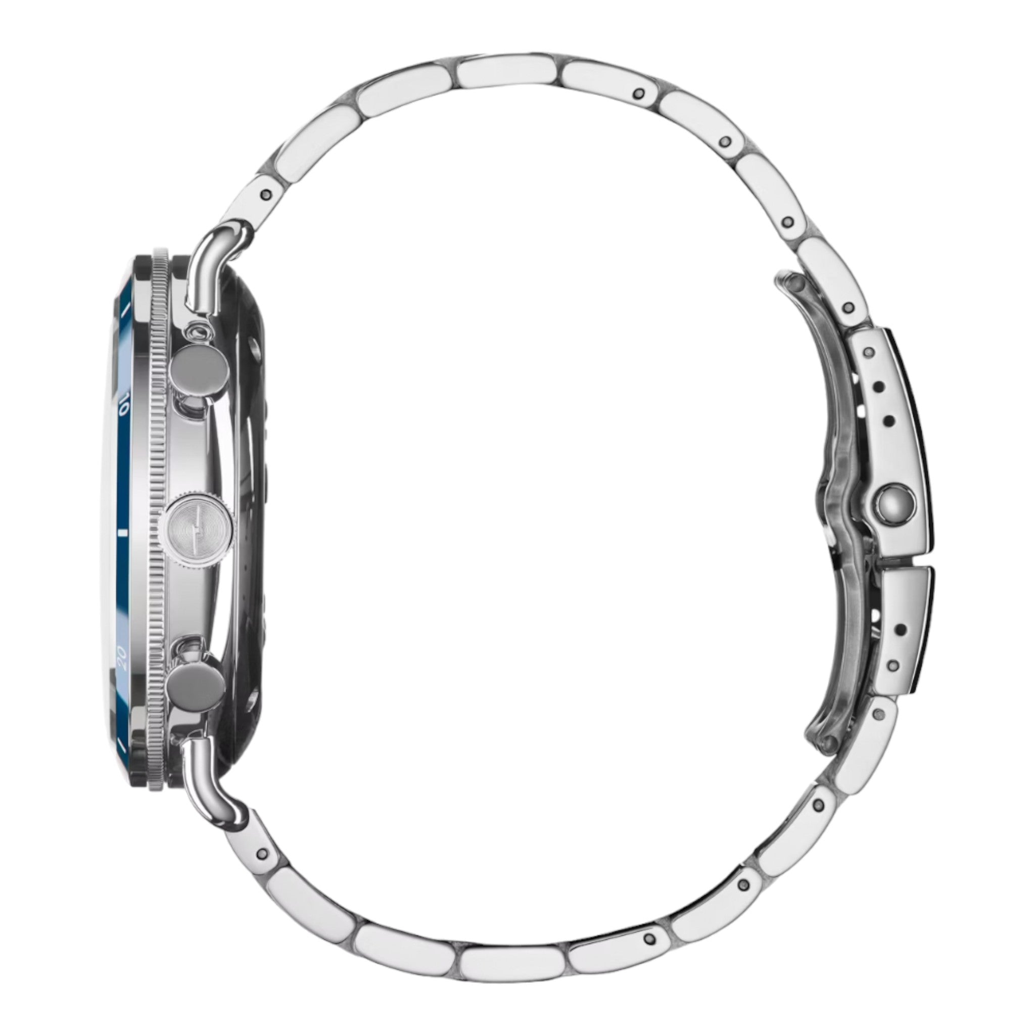 Shinola - Canfield Sport 45mm Watch - Silver Bracelet / Blue Matte Velvet Dial