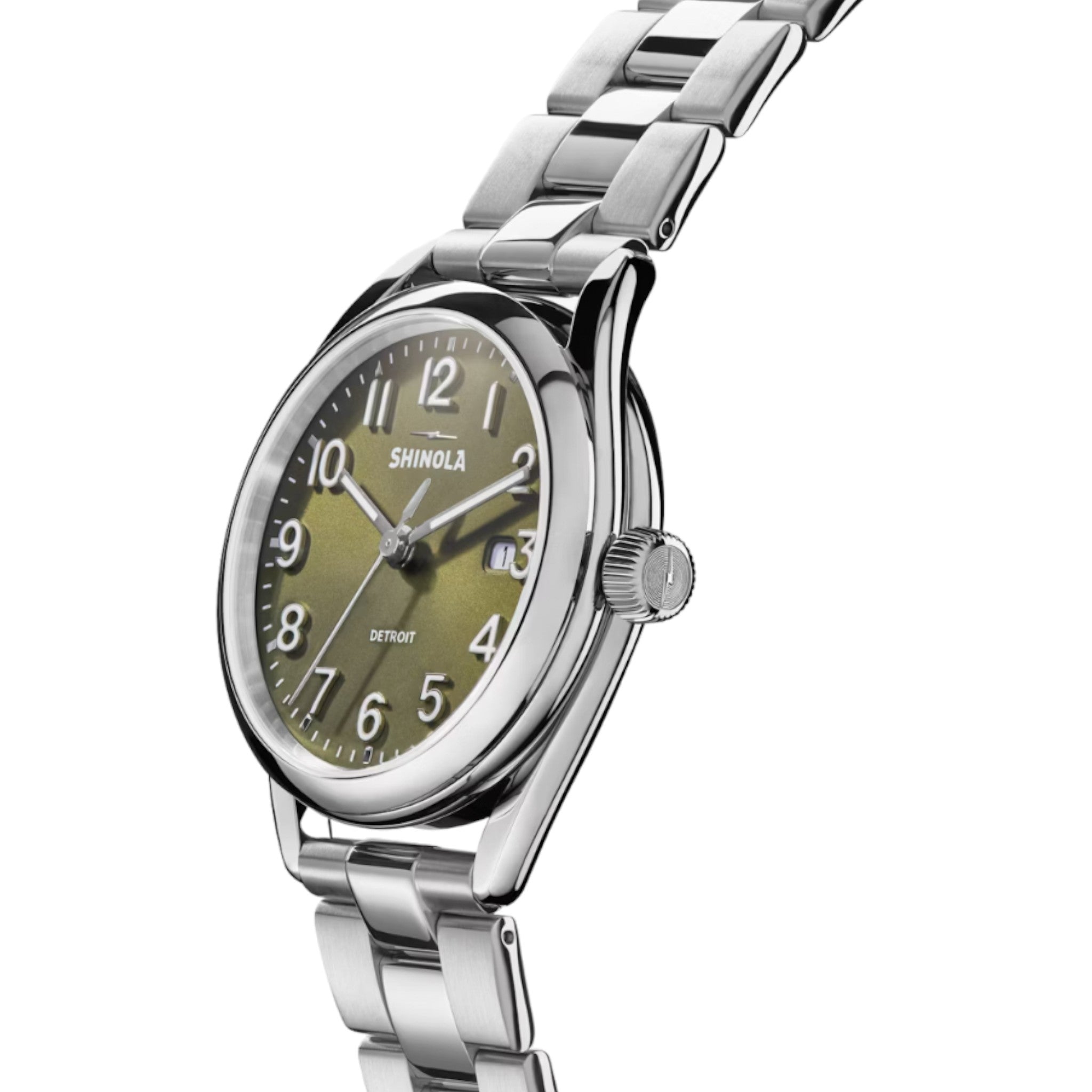 Shinola - Derby 38mm Watch - Green Dial