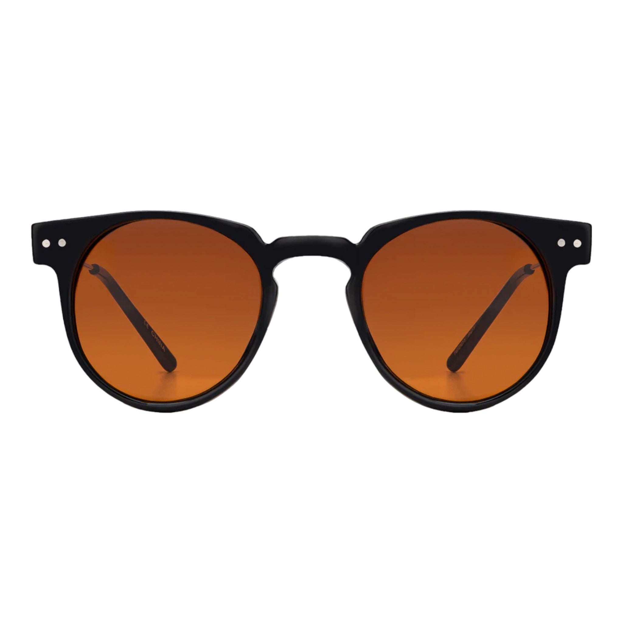 Spitfire - Teddy Boy Sunglasses - Black Frame, Brown Lens