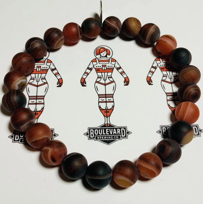 Life.Style. Beaded Bracelet - Space Camper - Red