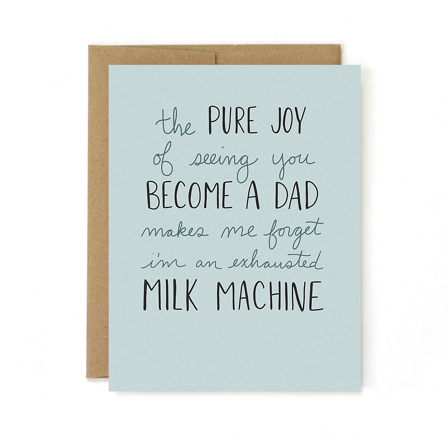 Unblushing - Father's Day Card - Milk Machine