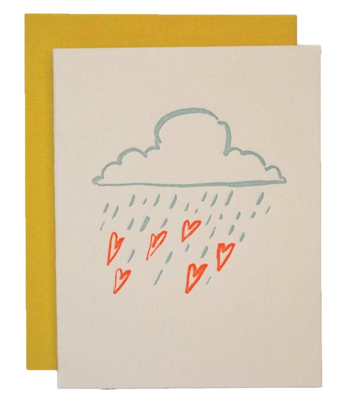 Ladyfingers Letterpress - Clouds Sympathy Card