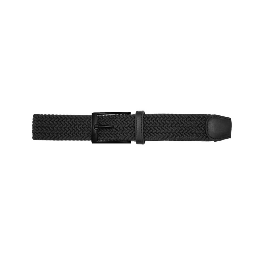 DIBI - Elastic Braided Belt - Solid Black