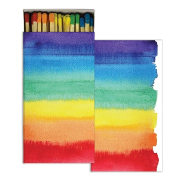 Homart -Matches - Watercolor Rainbow