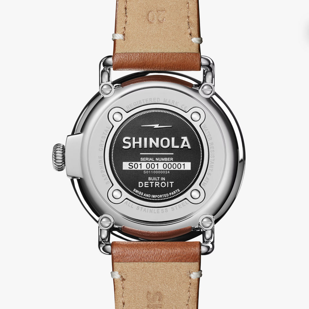Shinola - Runwell 41mm Watch - Gray/Blue