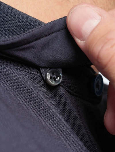 Rhone - Delta Pique Polo -  Navy