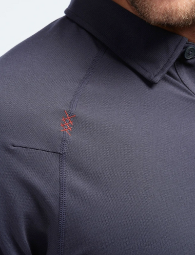 Rhone - Delta Pique Polo -  Navy