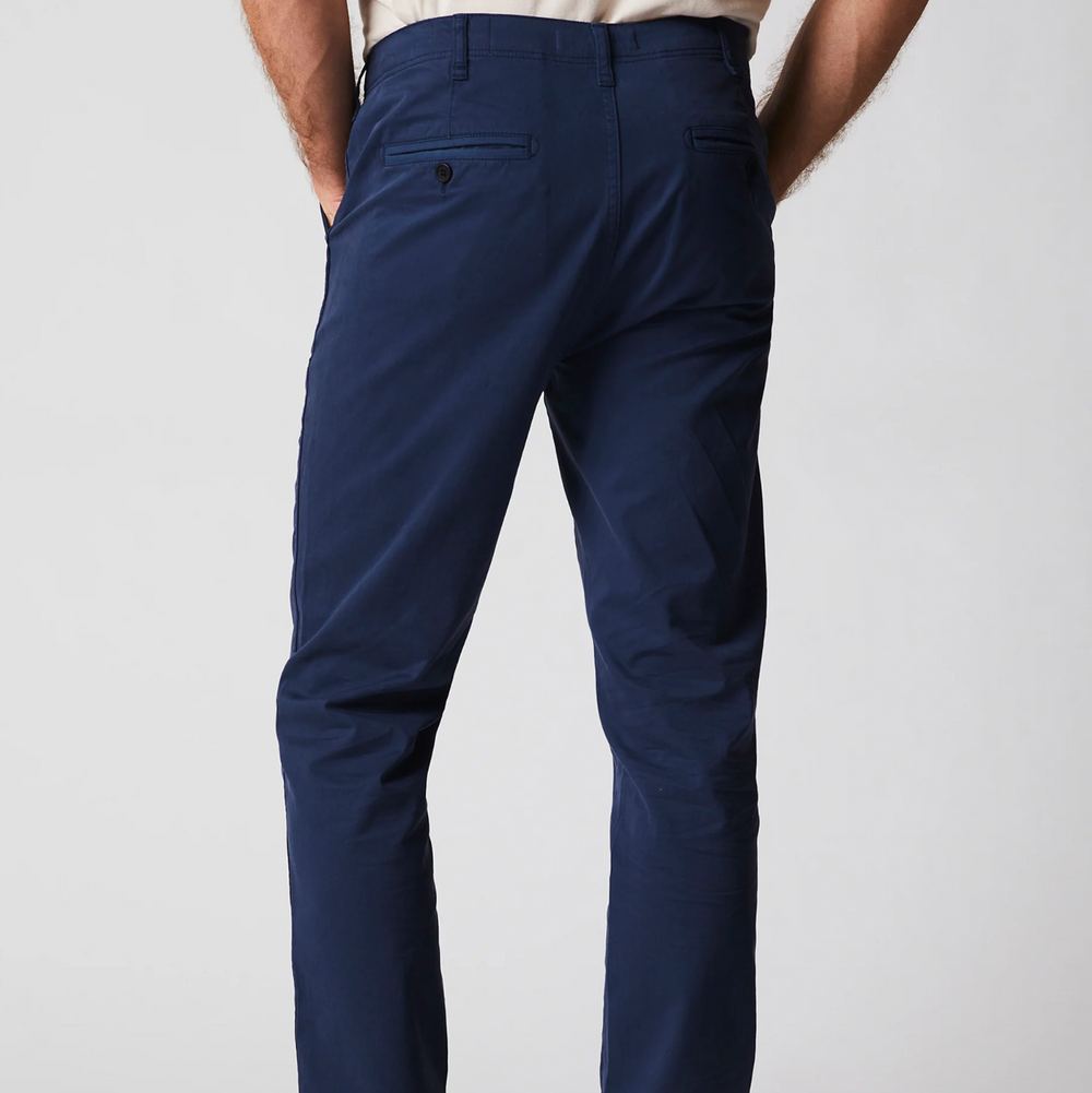Billy Reid - Slim Fit Chino Pant - Carbon Blue
