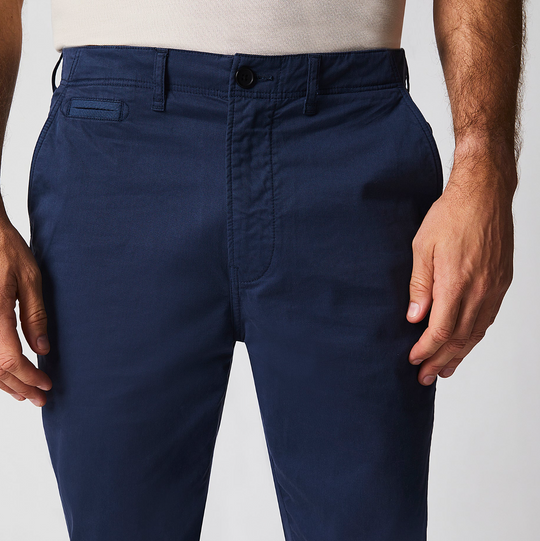 Billy Reid - Slim Fit Chino Pant - Carbon Blue