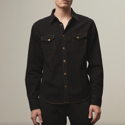 Billy Reid - Shoals Denim Shirt - Black