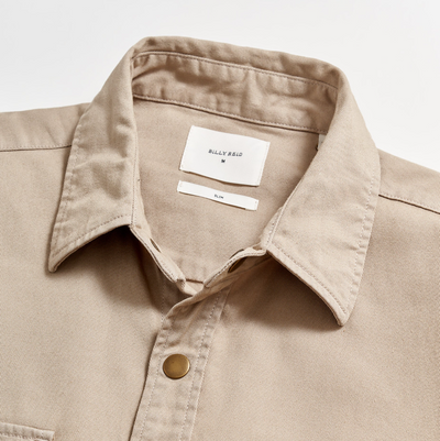 Billy Reid - Shoals Twill Shirt - Khaki
