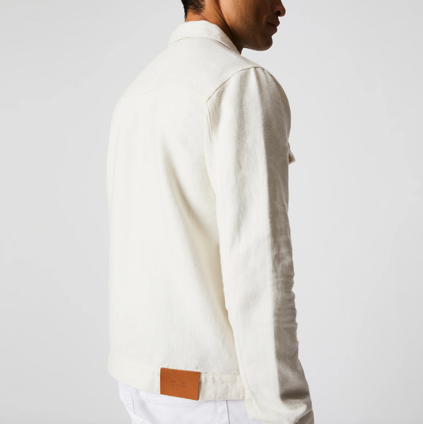 Billy Reid - Tupelo Linen Trucker Jacket - Natural