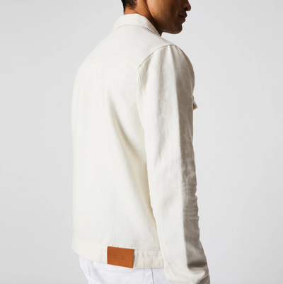 Billy Reid - Tupelo Linen Trucker Jacket - Natural