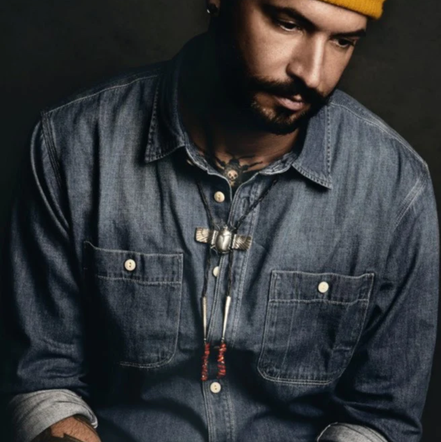 Cartography - Phlim Bolo Tie Necklace