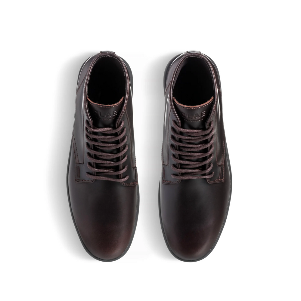 Clae - Gibson Boot - Walrus Brown Leather w/ Black