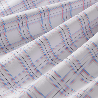 Mizzen + Main - Leeward Dress Shirt - Bright White Multi Plaid