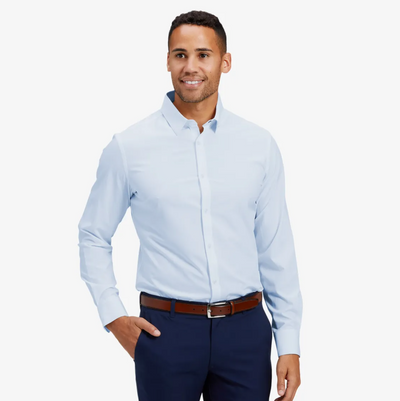 Mizzen + Main - Leeward Shirt - Light Blue Solid