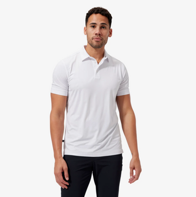 Mizzen + Main - Versa Polo - White Solid
