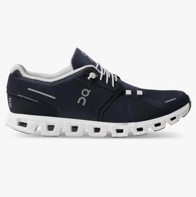 On - Men's Cloud 5 - Midnight | White