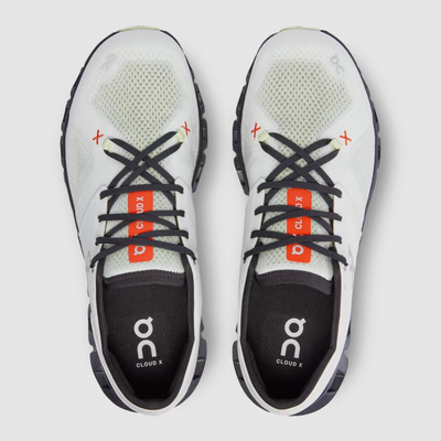 On - Men's Cloud X 3 - Ivory / Flame