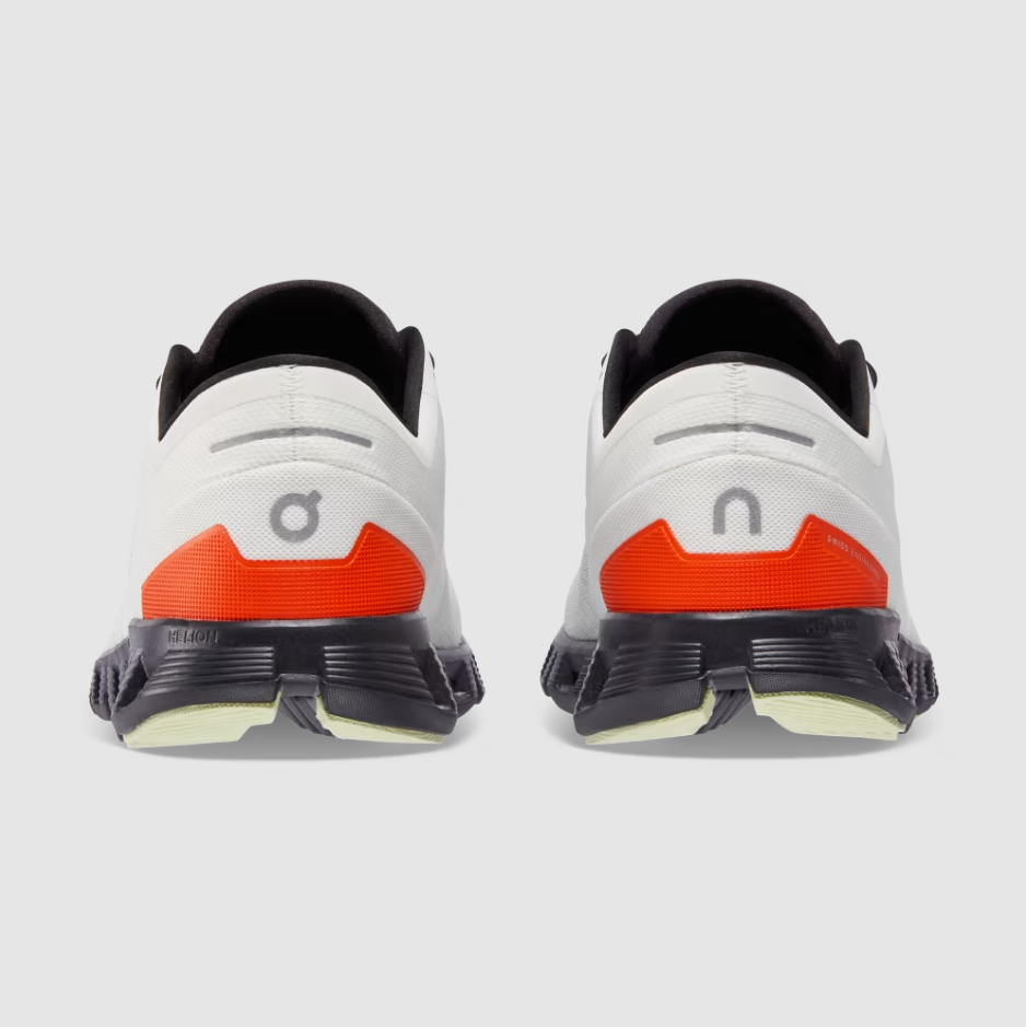 On - Men's Cloud X 3 - Ivory / Flame