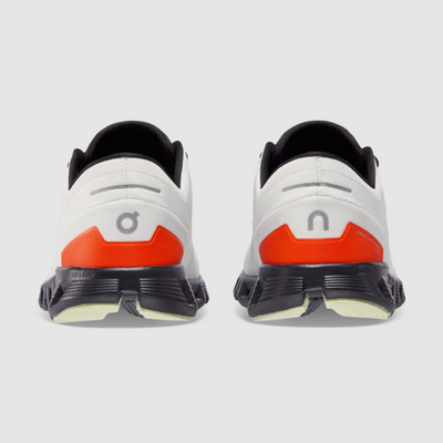 On - Men's Cloud X 3 - Ivory / Flame
