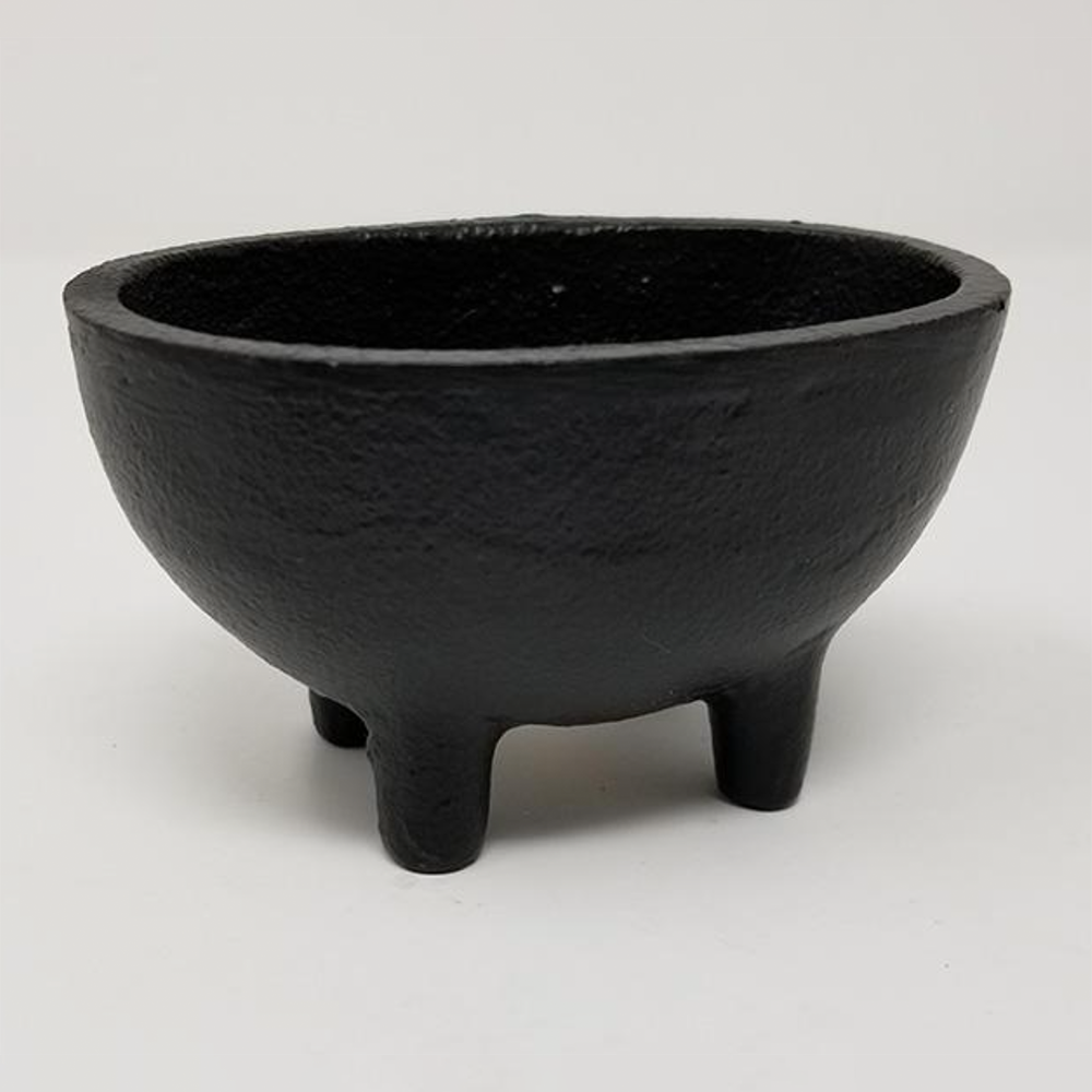 Oval Cast Iron Cauldron 4"