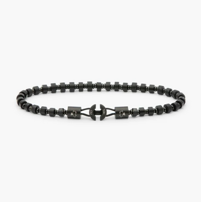 Pig & Hen - Brontide Bracelet - Black Agate - Black