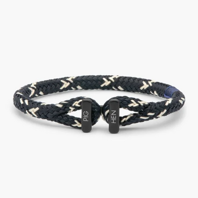 Hen - Icy Ike Bracelet - Navy-Ivory / Black