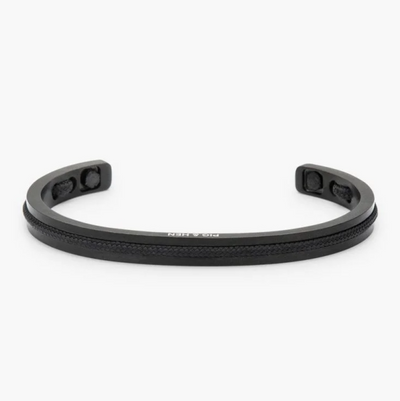 Pig & Hen - Navarch 6 Cuff Bracelet - Black/Black