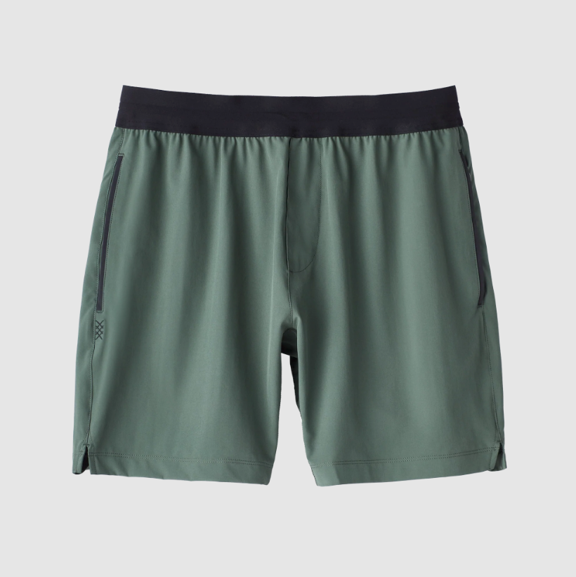 Rhone - Mako Tech Unlined Short 7" - Camping Green