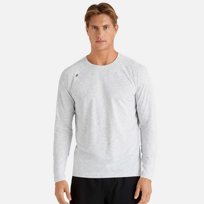 Rhone - Reign Long Sleeve T-Shirt - Gray Space Dye