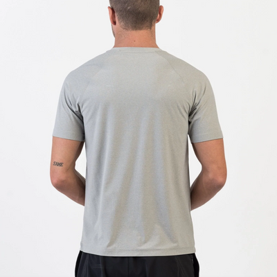 Rhone - Reign T-Shirt - Light Gray Heather