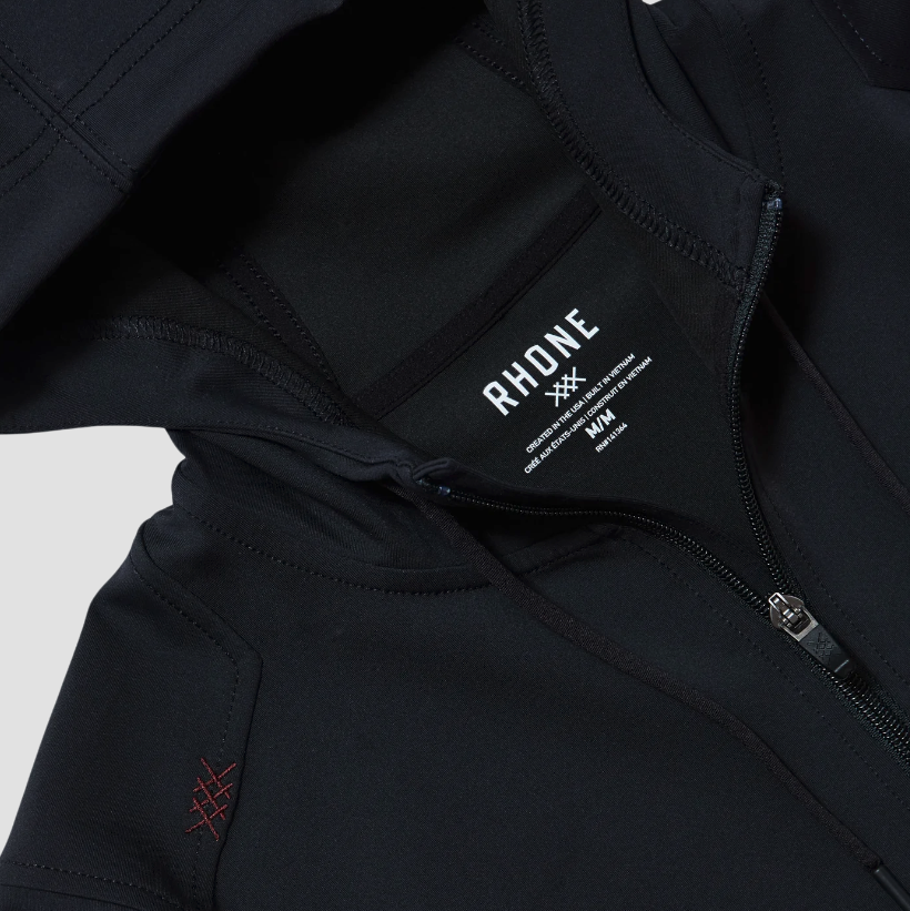 Rhone - Spar Full Zip Hoodie - Black