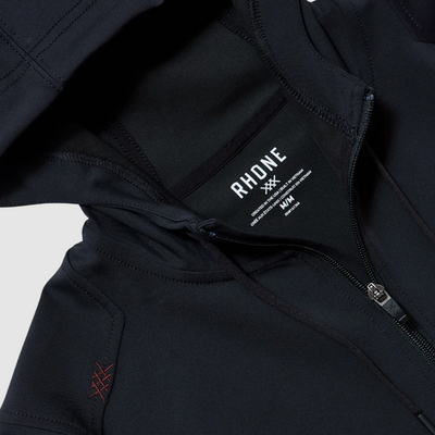 Rhone - Spar Full Zip Hoodie - Black