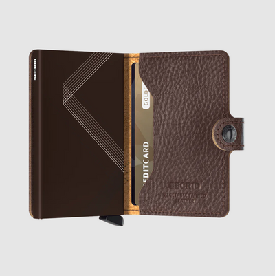 SECRID - Miniwallet - Stitch Linea Espresso