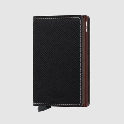 SECRID - Slimwallet - Saffiano Brown