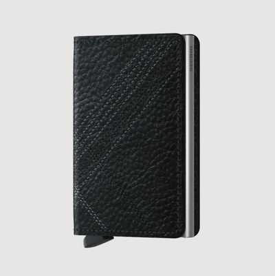 SECRID - Slimwallet - Stitch Linea Black