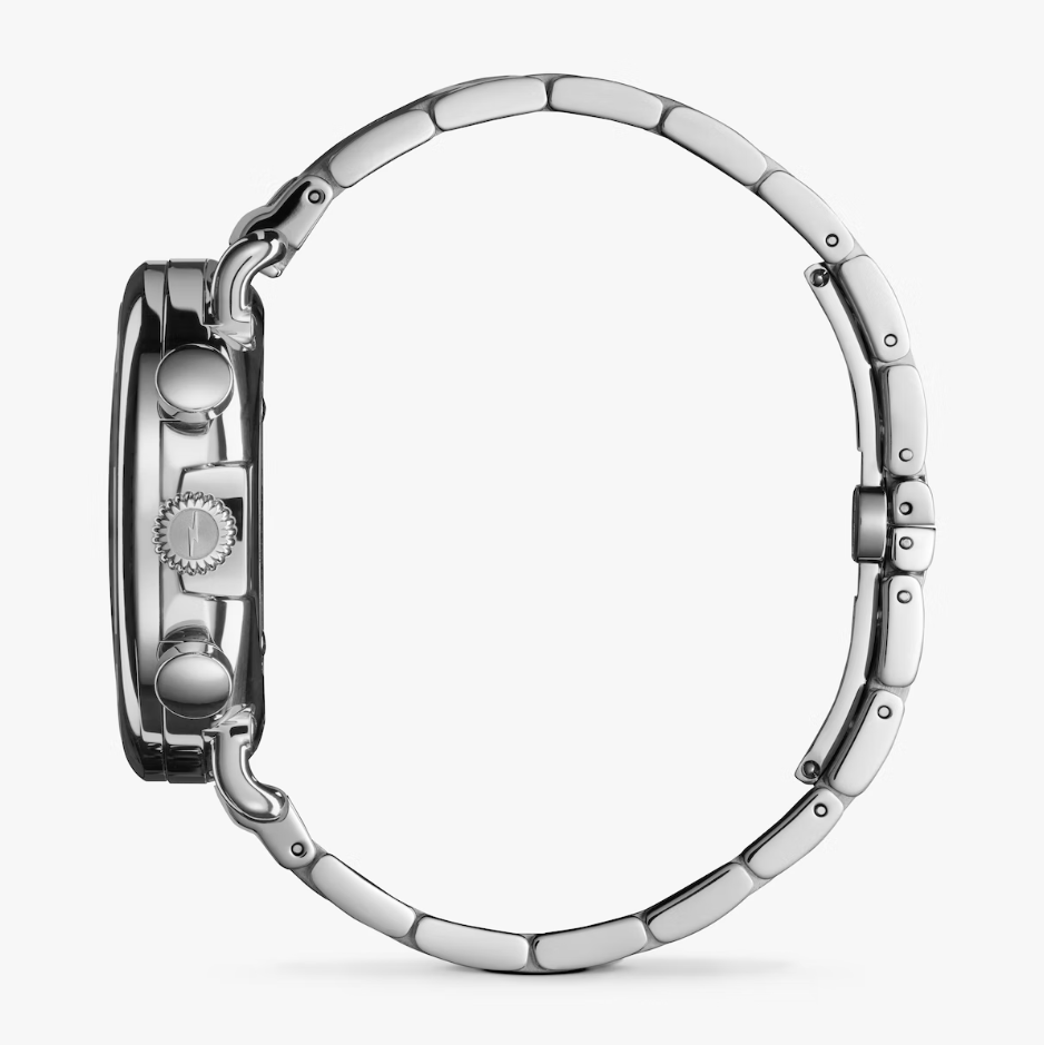 Shinola - Runwell 2 Eye Chrono 41mm Watch - Silver Bracelet / Black