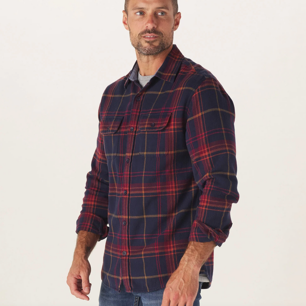 The Normal Brand - Mountain Overshirt - Cider Plaid