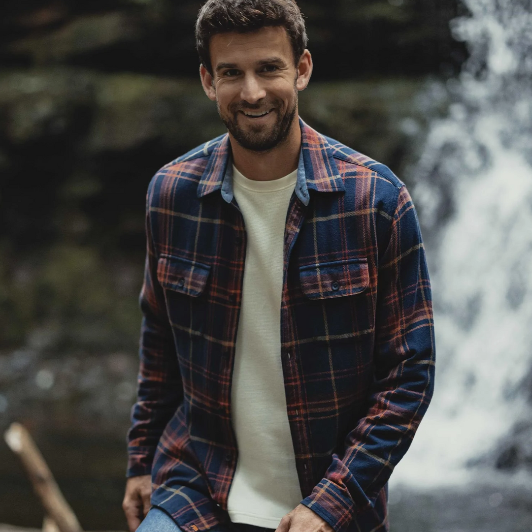 The Normal Brand - Mountain Overshirt - Cider Plaid