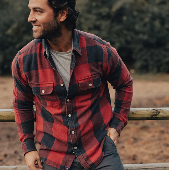 The Normal Brand - Mountain Overshirt -  Red Buffalo