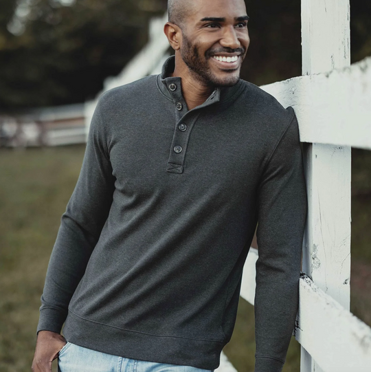 The Normal Brand - Puremeso Button Popover -  Charcoal