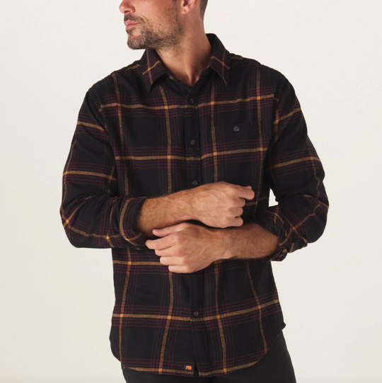 The Normal Brand - Stephen Shirt - Black Plaid