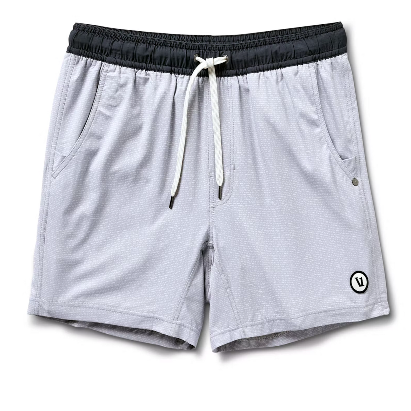 Vuori - Kore 5" Short - Platinum Dashed Lines